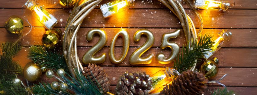 Happy New Year 2025 Timeline Cover Photo