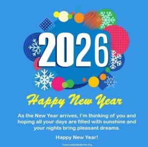 Read more about the article Top 50 Happy New Year 2026 Images and Love Quotes (Inspirational)