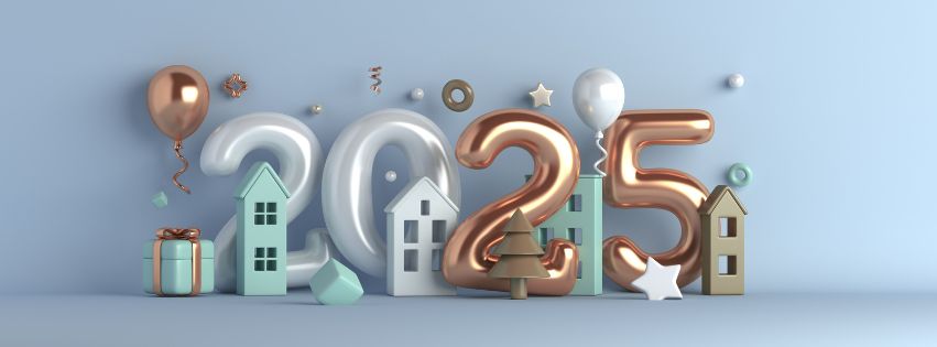 New Year 2025 FB Cover Banner Timeline Photo For Happy Groups