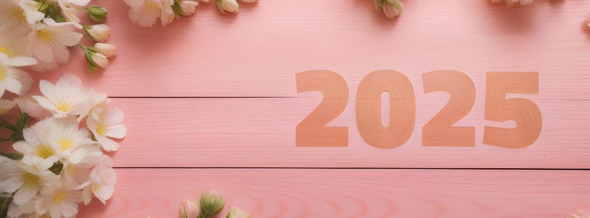 New Year 2025 Timeline Cover Banner