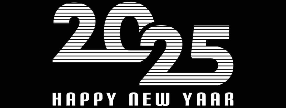 Grey Happy New Year 2025 Hd Free Download Image