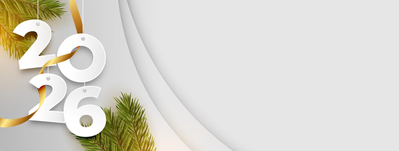 Happy 2026 Facebook Cover New Year